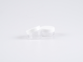 Mini Dose, 3ml, transparent-schwarz-weiss